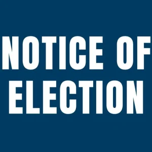 Notice of Election