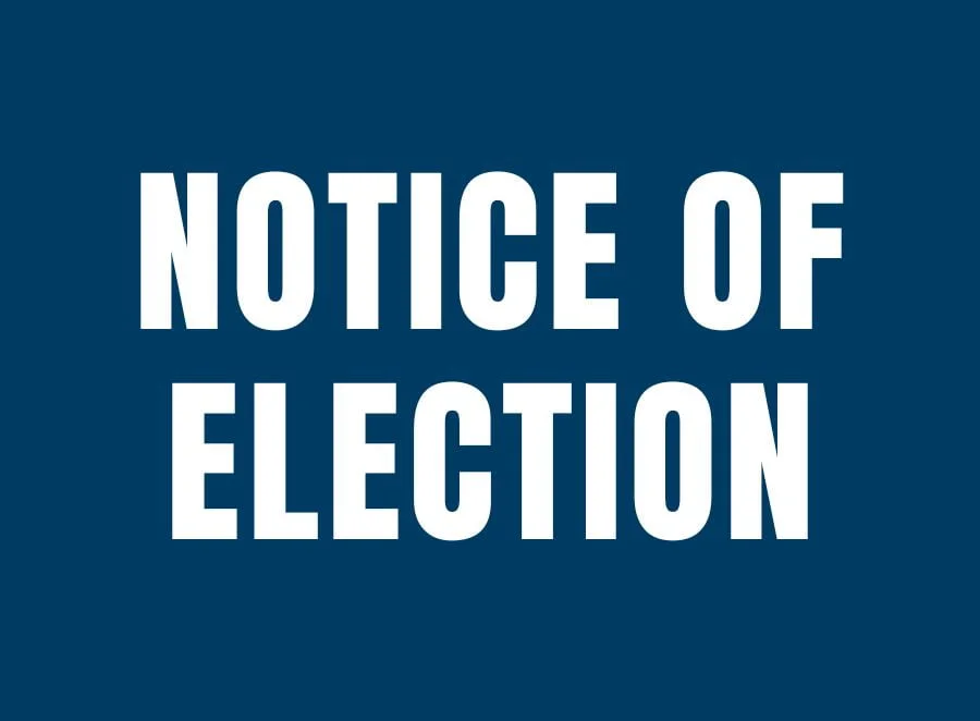 Notice of Election